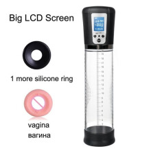 Electric Vacuum Penile Pump, Non-Vibrating Massage Device for Adult Men, Type 2
