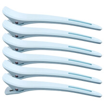 6 Pcs Duck Beak Hair Clips Hair Sectioning Clips for Cutting Hair Styling Clips Blue