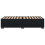 VidaXL vidaXL Bed Frame without Mattress Black Single Velvet 5