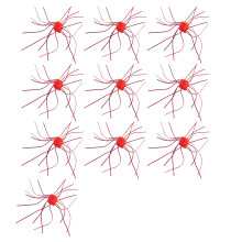 Dices Shaped Fishing Lure for Trout Slow Sinking Artificial Baits Red