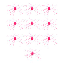 Dices Shaped Fishing Lure for Trout Slow Sinking Artificial Baits Pink