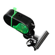 Electronic Fishing Alarms Indicator with Sound and Light for Black single flash Metal