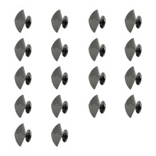 18pack Pyramids Studs Snowboard Step Pad Safety Skidded Resistance Snowboard Pad Gun color