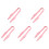 5pcs Educational Assorted Bright Clips For Children's Hand Eye Coordination Pink 1