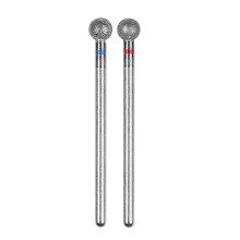 2pcs 5mm Round Nail Finishing Tools Nail Drill Bit for Smooth and Polished Nail