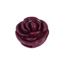 Rose Empty Highlighters Container Cosmetics Storage Box Empty Burgundy aluminum pl