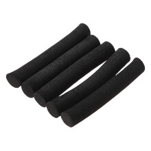 5Pcs Fishing Baits Cylinder Float Foam Stick Float Making Fly Tying Rigs Stick Black 6mm