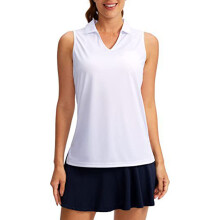 Women's Workout T-Shirt Sleeveless T-Shirt Ladies Sports Tanks Top for Fitness XL White