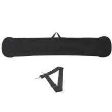 Ski Travel Bag with Adjustable Strap and Pockets for Store & Transport Black 143CM