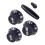 Plastic Guitar Knobs Plastic Texture for Electric Guitar Volumes and Black and white char 1
