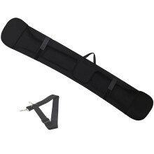 Ski Snowboard Protective Cover 4 Size Multipurpose Hand Carry or Shoulder Black 150CM