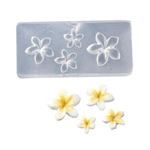 Flower Molds Flower Nail Art Silicone Molds Manicure Template Moulds for Woman 04