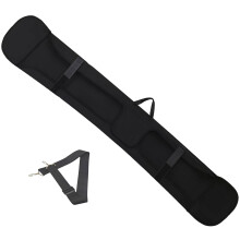 Ski Travel Bag with Adjustable Strap and Pockets for Store & Transport Black 165CM