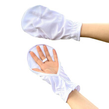 Outdoor Sports Gloves Thin Ice Silk Fabric Sun Protection Stretch White Short style