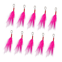Lure Feather Fishing Equipment Feather Lure Pendant Saltwater Fishing Accessory Pink