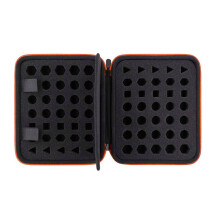 Portable Dices Case With Soft Sponge Interior Tabletop Games Dices Organiser Orange