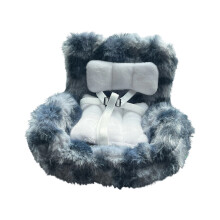 Collectible Figure Doll Carseat Doll Accessory For Car Airvent Gray leopard pattern