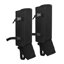 Wear and Water Resistant Boot Gaiters for Hiking Walking Climbing Hunting Skiing Black
