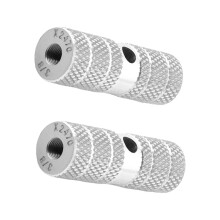2pcs High Strengths Aluminum Bike Rear Stand Corrosions Resistant Rear Pedals Titanium1