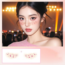 Face Temporary Tattooed Waterproof Makeup Tattooed Sticker Halloween Christmas 31