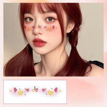 Music Festival Temporary Tattooed for Women Girls Note Face Tattooed Stickers 59