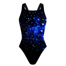Trend V-Neck Swimwear for Women 1 Pc Bathing Suit Tummy Control Swimming Suit Pattern 9 L