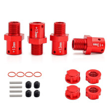 Simulated Car Metal Coupling Supplies Lengthen&Widen 13mm Connectorfor 1/7 & 1/8 Red