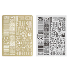 Nail Art Images Stamping Templates Nails Polish Stamps Manicures Stencils Tools 6