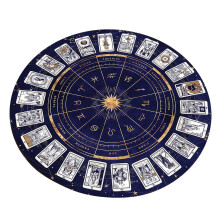 Astrology Pendulums Mat Altars Tarots Card Pad Dowsing Pendulums Ceremony Mat 12