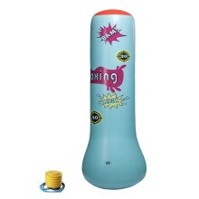 Kids Punching Bags Kicking Boxing Column Sandbag Children Boxing Kicking Toy Blue