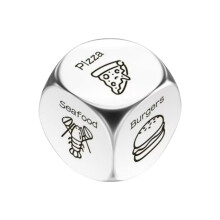 Couple's Date Night Food Selector Dices Decision Maker Fun White Elephants Gift 8