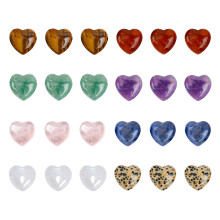 24Pieces Prefilled Valentines Cards Heart Shape Stone Set For Kids Gift Exchange