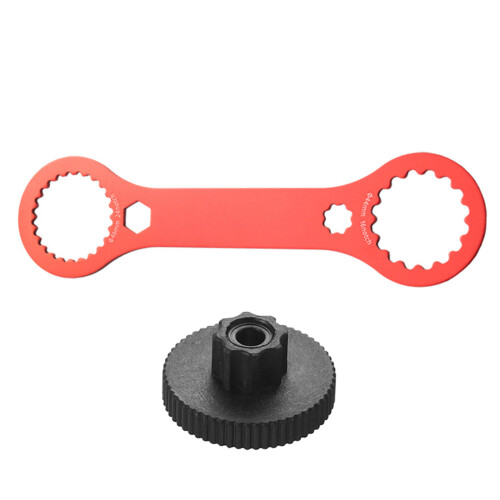 Bicycles Bottom Bracket Socket Wrench Repairs Wrench Bottom Bracket Wrench Tool Red