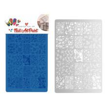 Flowers Nail Stamping Plates Snake Nail Plates Stencils Nail Art Stamp Tool 01