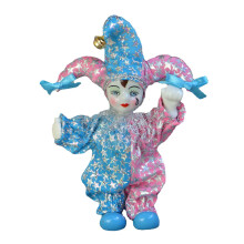 Porcelain Italian Eros Doll,Cute Triangel Clown Dolls,Clown Figures Model Gifts