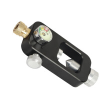 High Pressure Valves Adapter for 300Bar 4500Psi Scubas Diving Air Tanks Black MPa dial