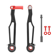 Aluminum Alloy Folding Bicycles V Brake Clamp Bicycles Accessory Easy to Long Black Red
