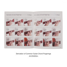 Acoustic Guitar Practice Chords Scale Chart Guitar Chord Book for Guitar Chord Manual