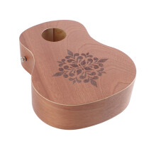 Travel Cajon Drum with Classical Guitar Shape & Warm Tone Wood Construction
