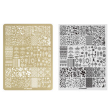 Nail Art Stamping Plate Nail Stamp Template Plates Flower Manicures Images Plate 5