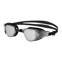 Fog Resistant Swim Goggles Wide View Swimming Goggles for Adult Teens Black antifog silve
