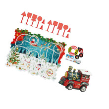 Kids Adventure Puzzle Track Toy Set Interactive Train Game for Children 3+ 25PCS