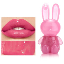 6 Colors Moisturizing Lip Gloss Rabbit Liquid Lipstick Plumping Lip Glaze 04