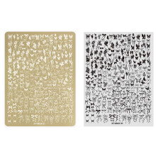 Nail Stamp Plate Nail Art Templates Lace Lines Flowers Designs Nail Art Plates 1