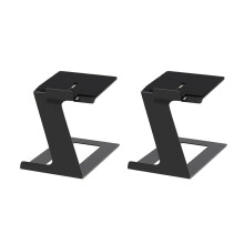 2Pcs Desktop Speaker Stand Speaker Risers Holder with Vibration Absorption Pads