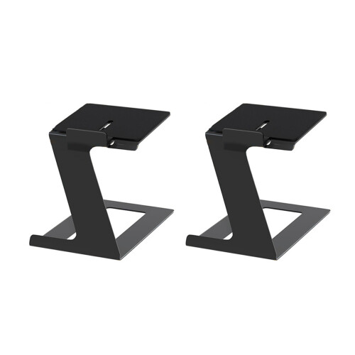 2Pcs Desktop Speaker Stand Speaker Risers Holder with Vibration Absorption Pads