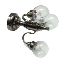 Bedroom Ceiling Lamp Model Realistic Vintage Life Scene Doll House Pretend Game