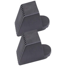 2Pcs Fitness Equipment End Caps Floor Protectors Replacement Square End 50 times 50mm