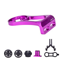 Road Bicycles Computer Mount Adjustable Bike Handlebars Extension Bracket Purple