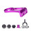 Road Bicycles Computer Mount Adjustable Bike Handlebars Extension Bracket Purple 1